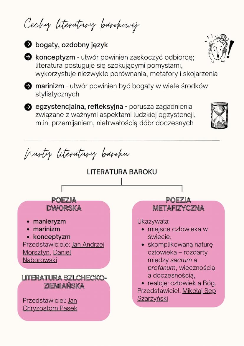 epoka ciemna
- wiara, uczucia
варок
POLSKA
Czas trwania epoki
Ramy czasowe baroku nie są ściśle określone. Okres ten
przypada różnie w zależ