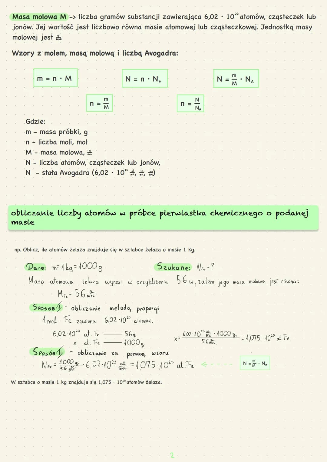 CHEMIA NIEORGANICZNA
IV. Stechiometria. obliczanie liczby atomu w próbce pierwiastka chemicznego
1 at. S - 32 u
x at. S 32 6,02 10" u
X =
1 