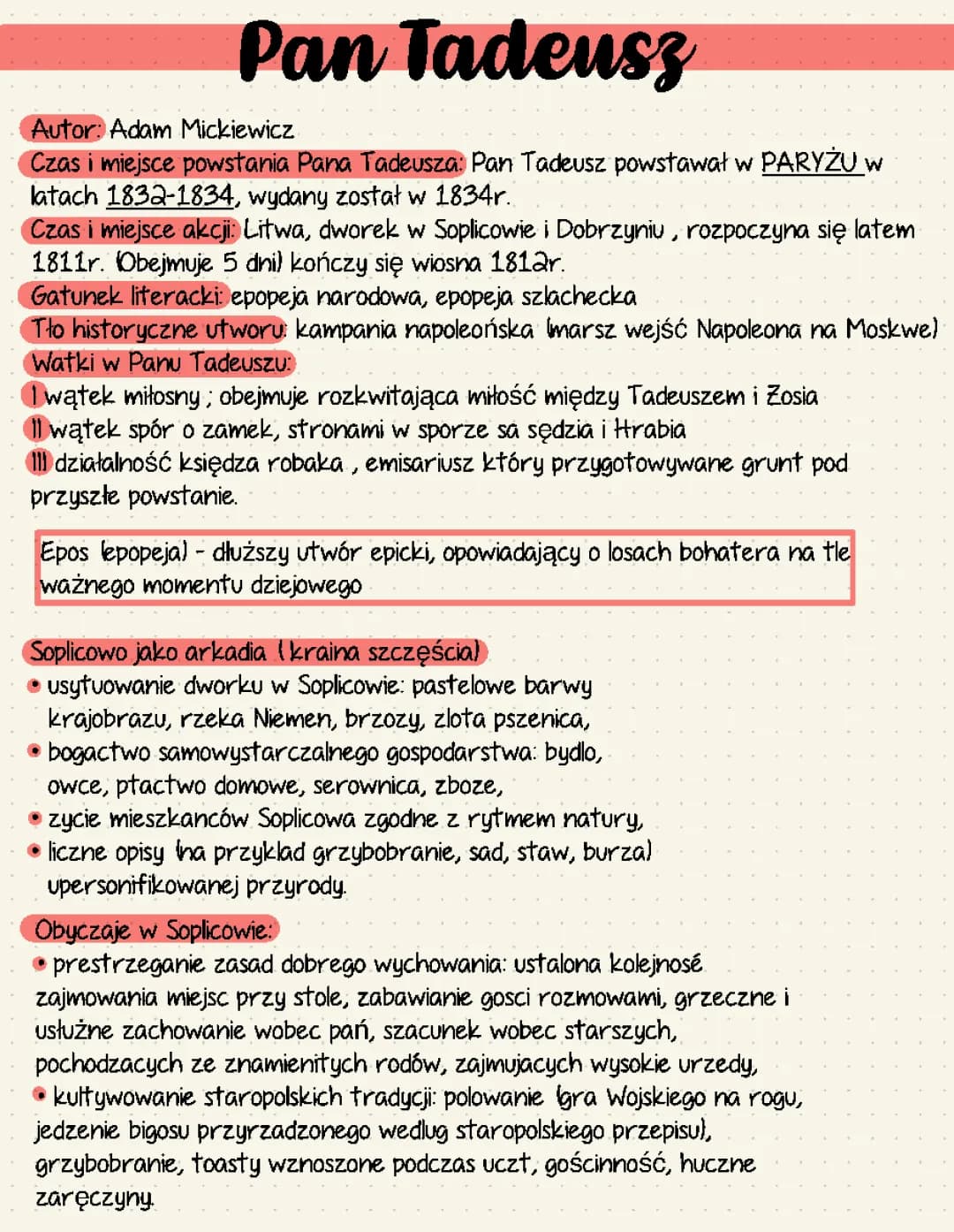 pan tadeusz