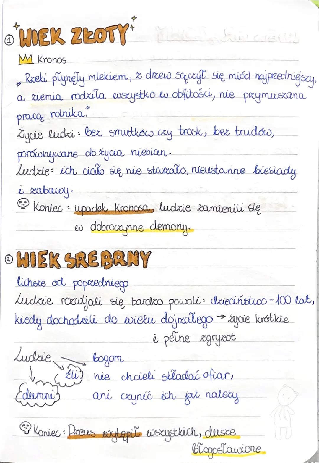 Starożytna Mitologia Grecka: Wieki Złoty, Srebrny i Brązowy