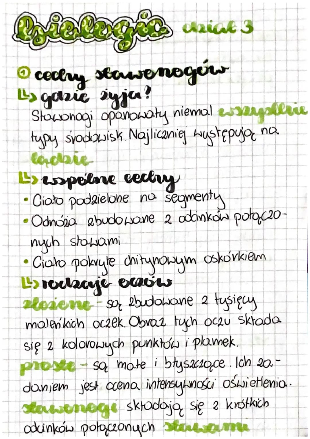cial 3
O
cedry stawe nogów
Ls gazie żyje?
Stawonogi opanowały niemal assalline
no
typy srodowisk, Najliczniej występują
lackie
L> wspólne ce