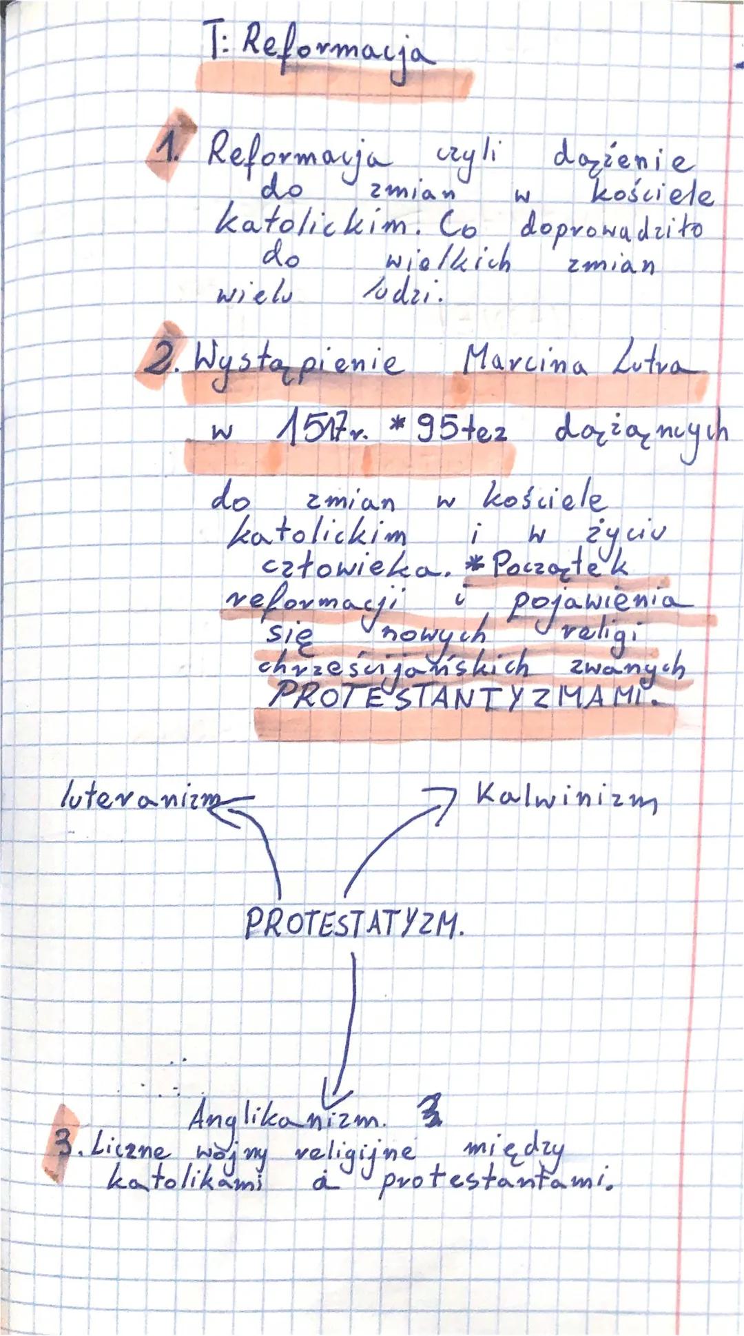 Reformacja: Marcin Luter, Protestantyzm i Wojny Religijne