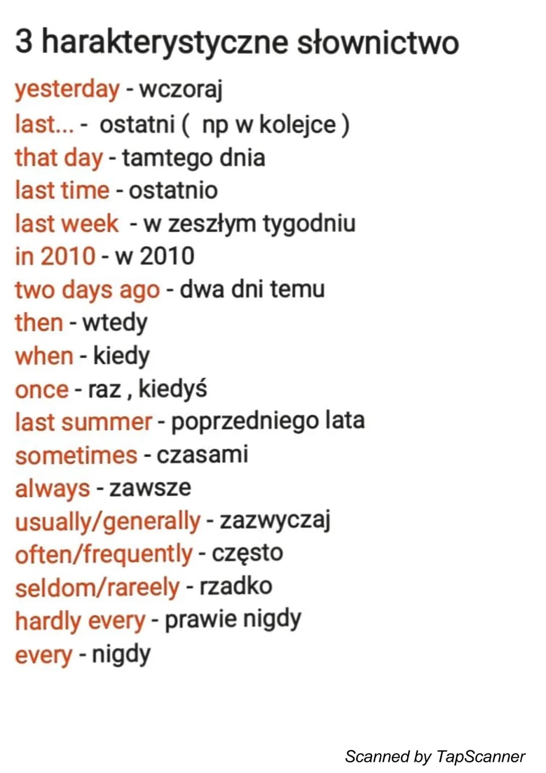 Past Simple
1 Użycie
• krótkie i regularne czynności w przeszłości
• jednorazowe czynności w przeszłości
rozpoczęte i zakączone czynności
2 