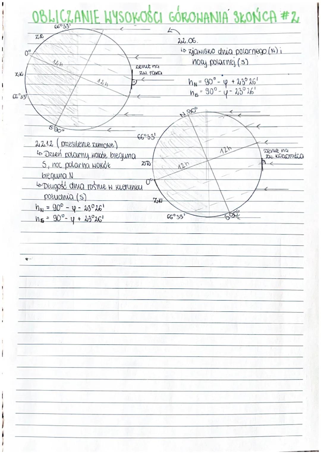 obliczanie czasu słonecznego
Ⓒ Jeśli punkty leżą, na jednej półkuli to ageimwemu, jeśli leżą na
ndžiauch półkulloch to dodajemy!
® Otrymany 