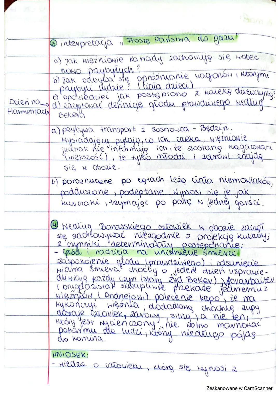 temal:
Człowiek zlagrowany - " Proszę Państwa do gazu"

Opowiadania Bowwskiego og ustrosające nie
tylko dlatego, że ukazuję nie mazkie
warun