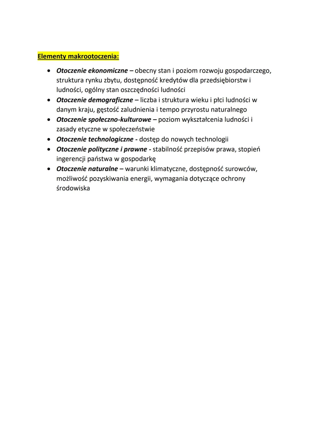 Przedsiębiorstwo - wyodrębniony pod względem ekonomicznym, techniczno-
organizacyjnym oraz prawnym podmiotom gospodarczym prowadzący
działal