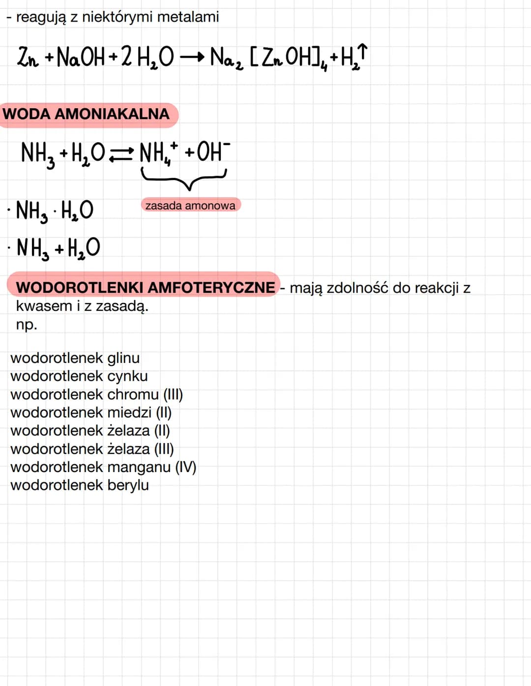 WODOROTLENKI
związki chemiczne zbudowane z kationów metali i anionów
wodorotlenkowych.
WZÓR OGÓLNY
n I
M(OH)n
Mn+- kation metalu
OH- anion w