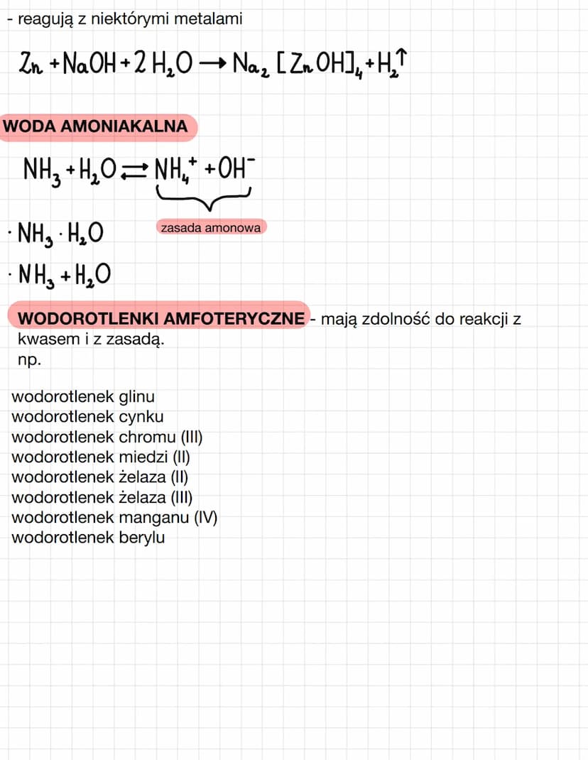 WODOROTLENKI
związki chemiczne zbudowane z kationów metali i anionów
wodorotlenkowych.
WZÓR OGÓLNY
n I
M(OH)n
Mn+- kation metalu
OH- anion w