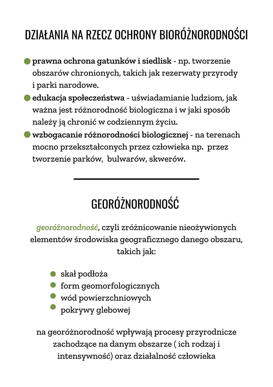 BIORÓŻNORODNOŚĆ I
GEORÓŻNORODNOŚĆ NA
ŚWIECIE
BIORÓŻNORODNOŚĆ
bioróżnorodność, czyli różnorodność biologiczna to
zróżnicowanie przyrody na ró