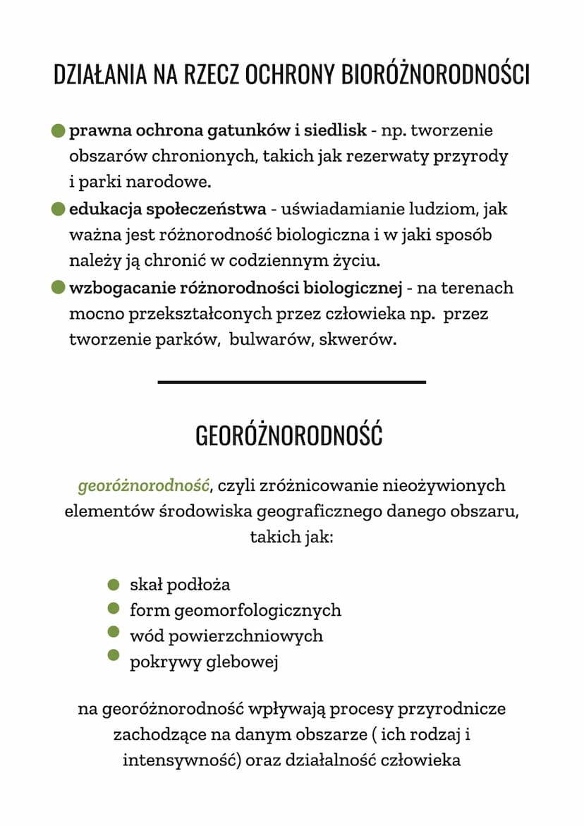 BIORÓŻNORODNOŚĆ I
GEORÓŻNORODNOŚĆ NA
ŚWIECIE
BIORÓŻNORODNOŚĆ
bioróżnorodność, czyli różnorodność biologiczna to
zróżnicowanie przyrody na ró