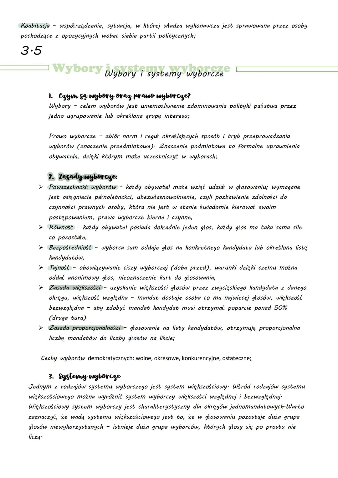1. Partie polityczne
Partia polityczna - dobrowolna organizacja dążąca do zdobycia lub utrzymania władzy w
państwie w celu realizacji swojeg