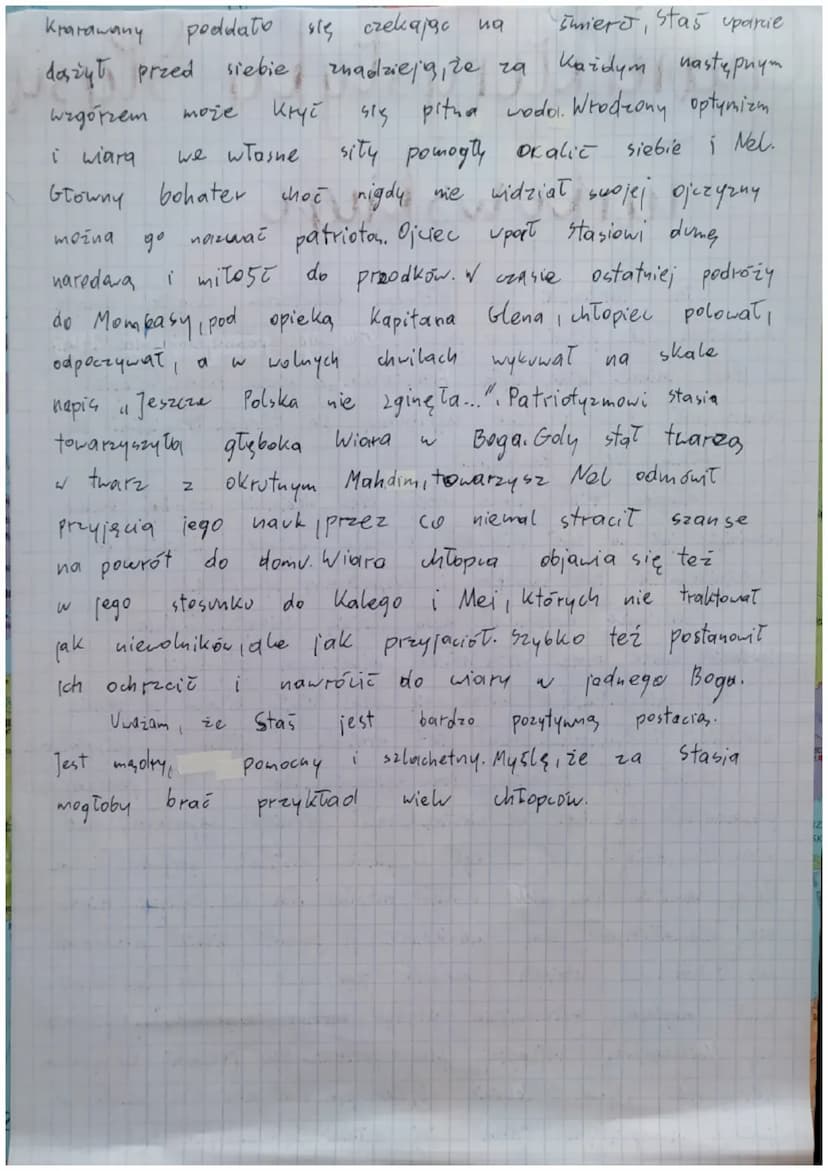 Charakterystyka Stany
Stasia
Tarkowskiego
Sienkiewicza
W
Stas Tarkowski jest głównym bohaterem
z
towarzyszył
W
Port-Saidze Matka była
kad pu