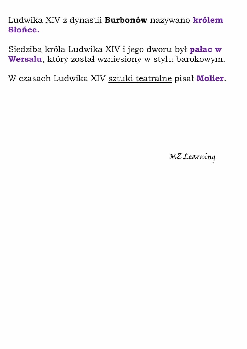 Monarchia absolutna we
Francji
By zakończyć wojny religijne między katolikami a
hugenotami, król Francji Henryk IV wydał edykt
nantejski (15