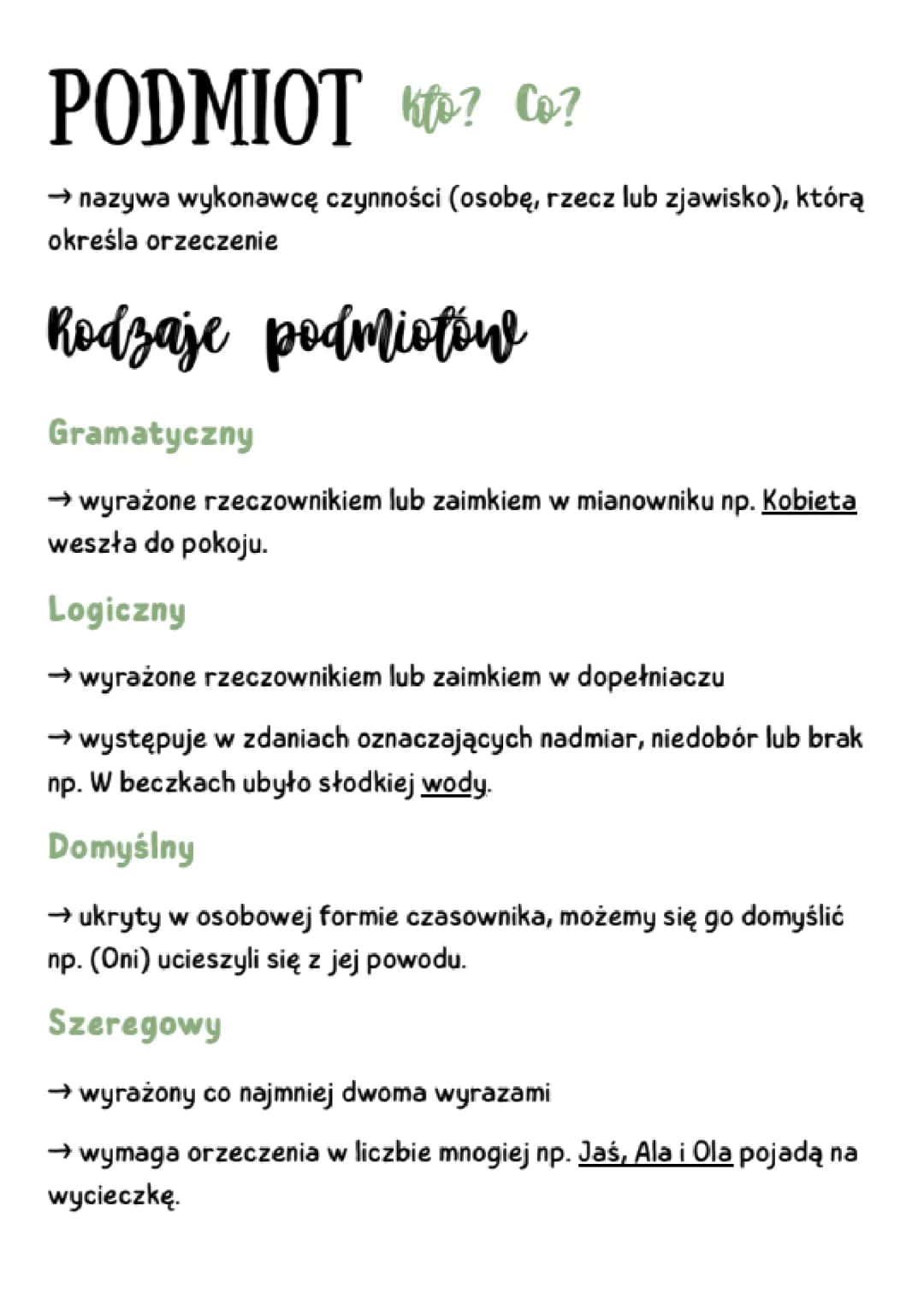 Podmiot 