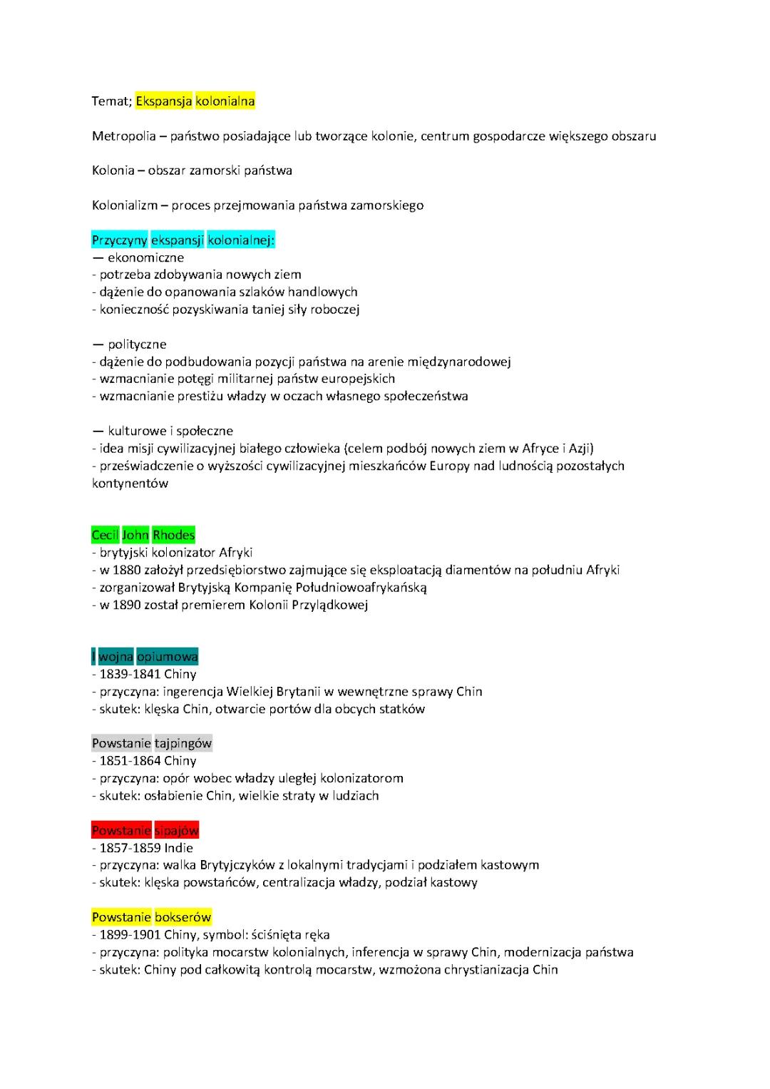 Ekspansja kolonialna