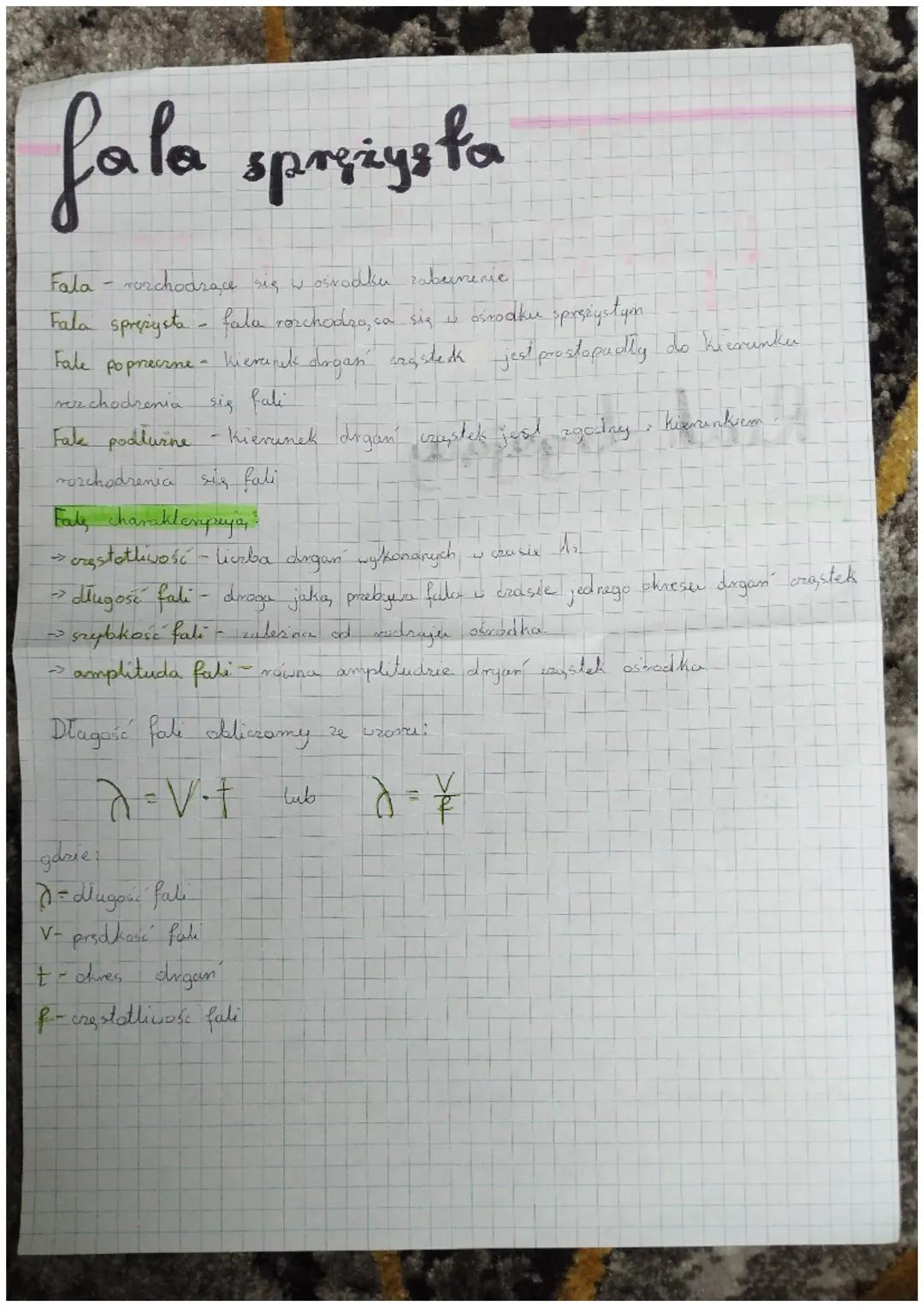 # ORGANIA FALE
SPRĘŻYSTE

## Ruch drgający

Buchenchogającym jest bigiarek raviesony na spropynic lub an nita wykonująçay anganid

Ruch dega