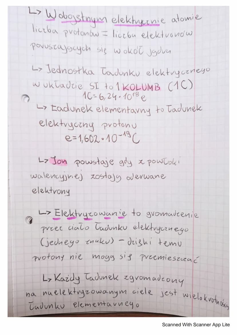 Budowa
L>Atom zbudowany jest z jadva
krążących wokół niego elektronów
tworzgo powłoki elektronowe
G
- atomu
↳> W skład jadva atomowego
wchod