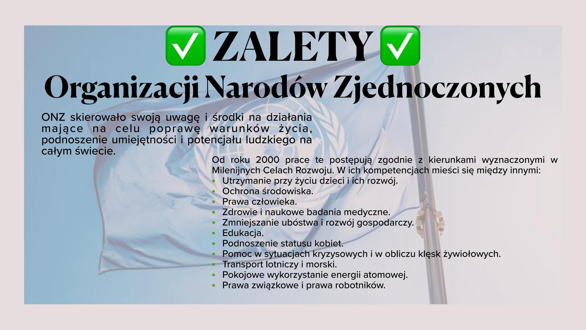 ONZ-czym jestic jest nam
potrzebne

M. Bednarz, A. Goj, K. Jankowska, D. Sczyrba
2ph # Co to ONZ?

I jaką ma misję?

Organizacja Narodów Zje