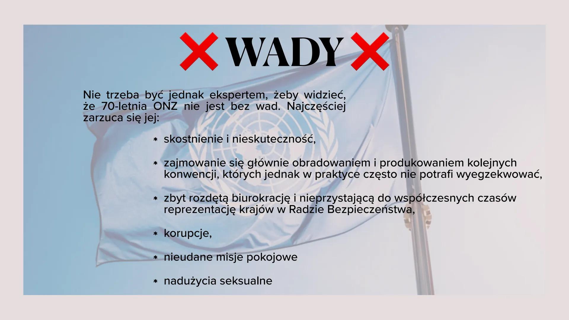 ONZ-czym jestic jest nam
potrzebne

M. Bednarz, A. Goj, K. Jankowska, D. Sczyrba
2ph # Co to ONZ?

I jaką ma misję?

Organizacja Narodów Zje
