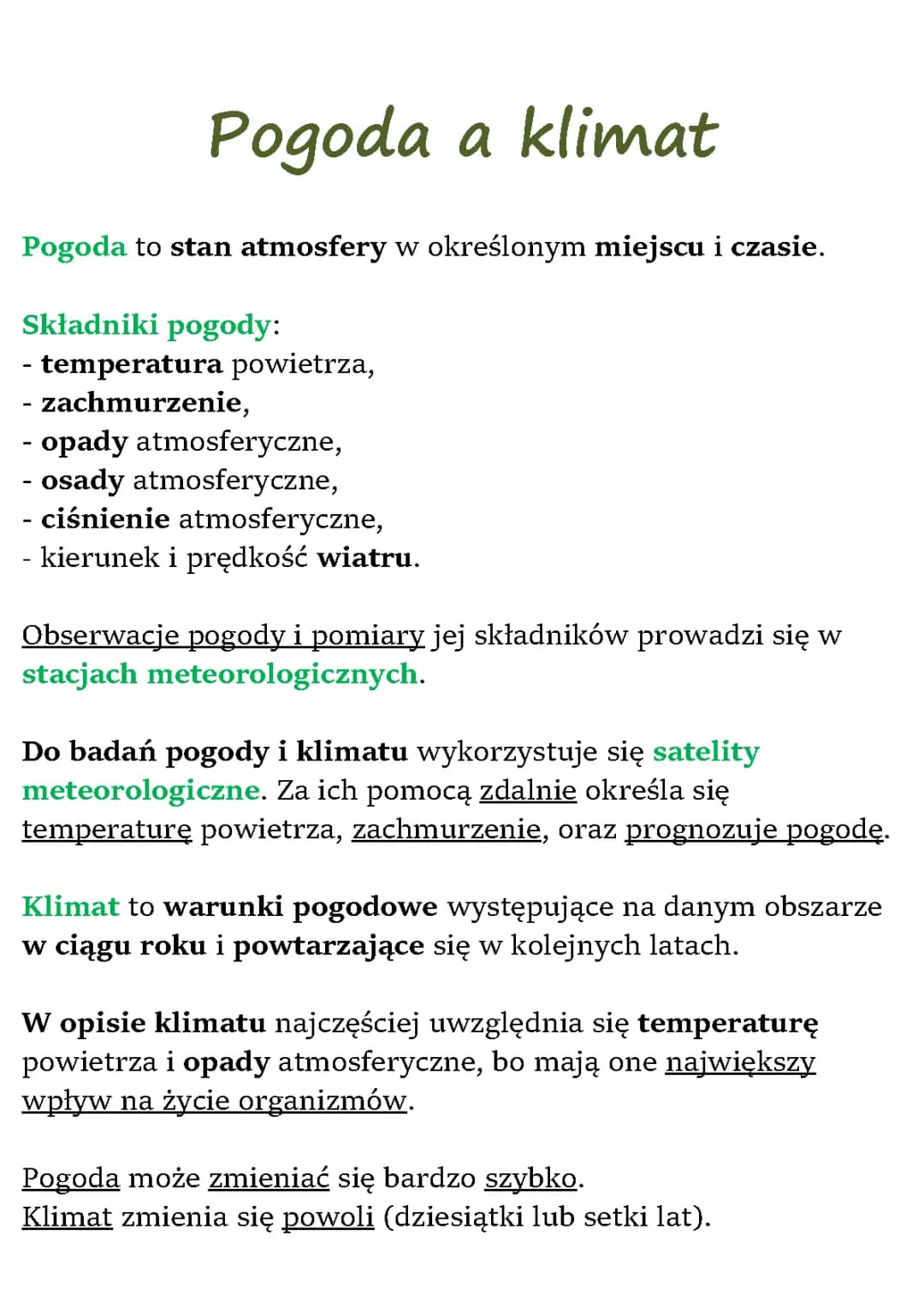 Pogoda a klimat (NE kl 5)