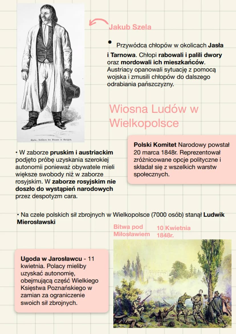 Powstanie krakowskie (1 846) i wiosna ludów na
ziemiach polskich (1848)
Powstanie Krakowskie (1846)
• Centralizacja Poznańska miała plany
wy