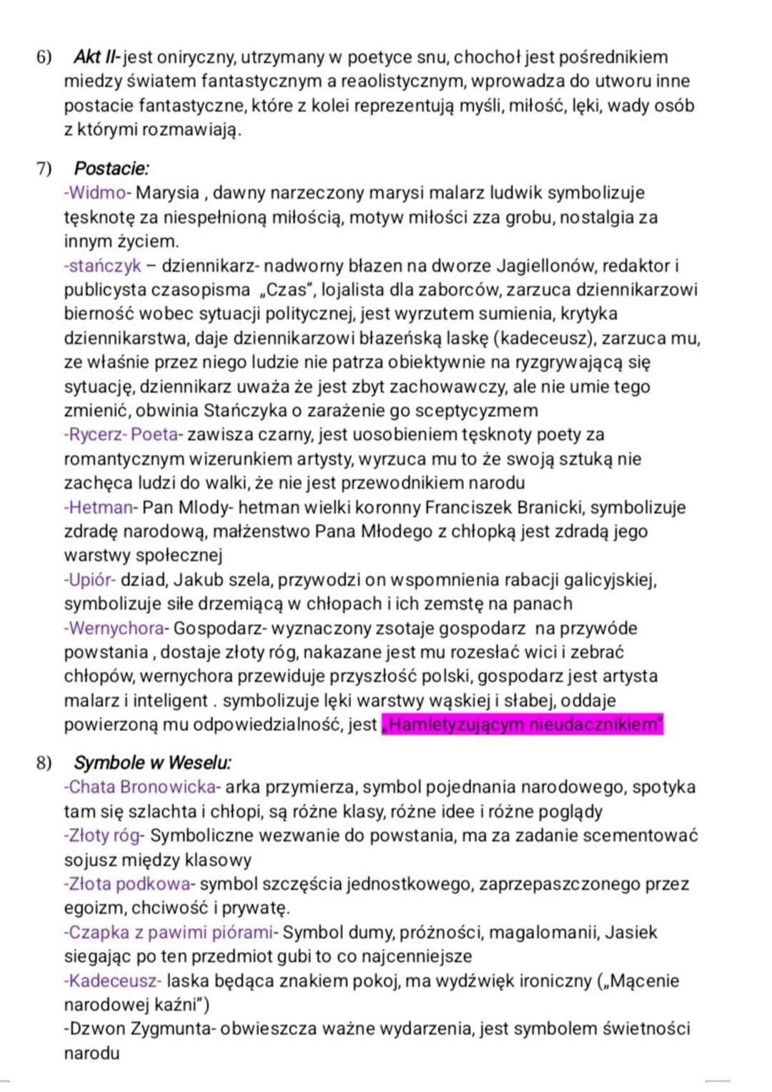 Wesele"- Stanisław Wyspiański
1) Stanisław Wyspiański (1869-1907)- wszechstronny artysta, pisarz, malarz,
grafik, twórca witraży.
2) Problem