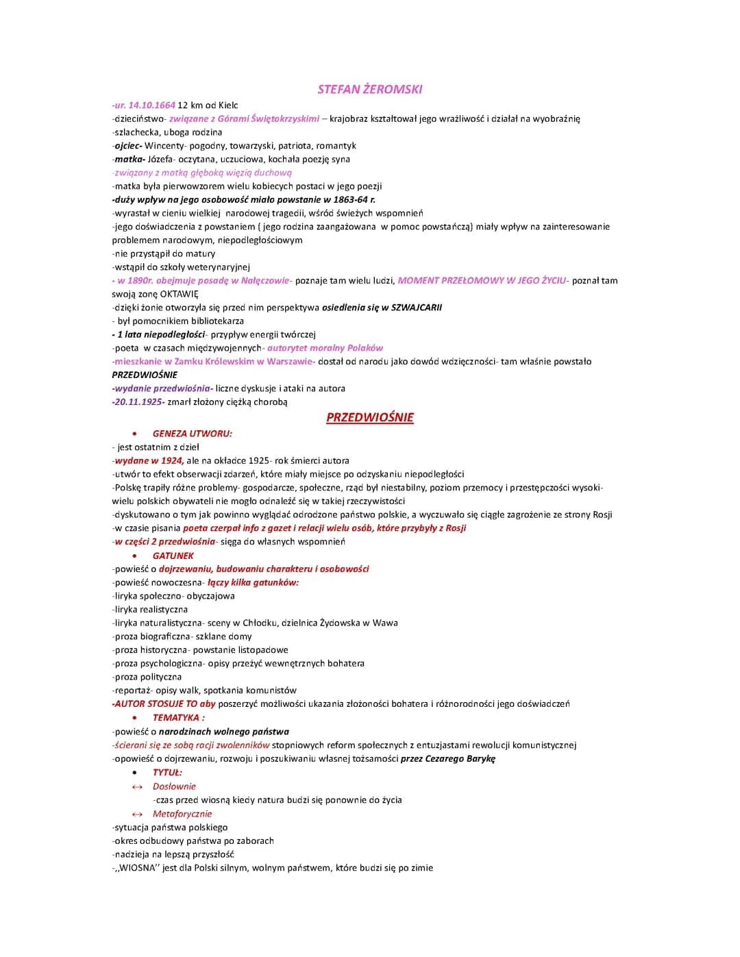 Przedwiośnie 