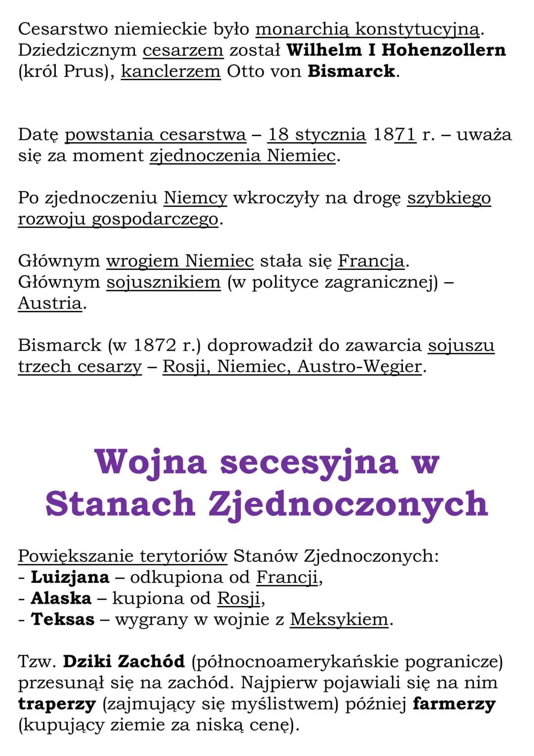 Druga połowa XIX wieku
Dział II, Część 1 (lekcje 10-13)
Kl 7, WSiP
Zjednoczenie Włoch
Wojna krymska i rozpad Świętego Przymierza
Od kongresu