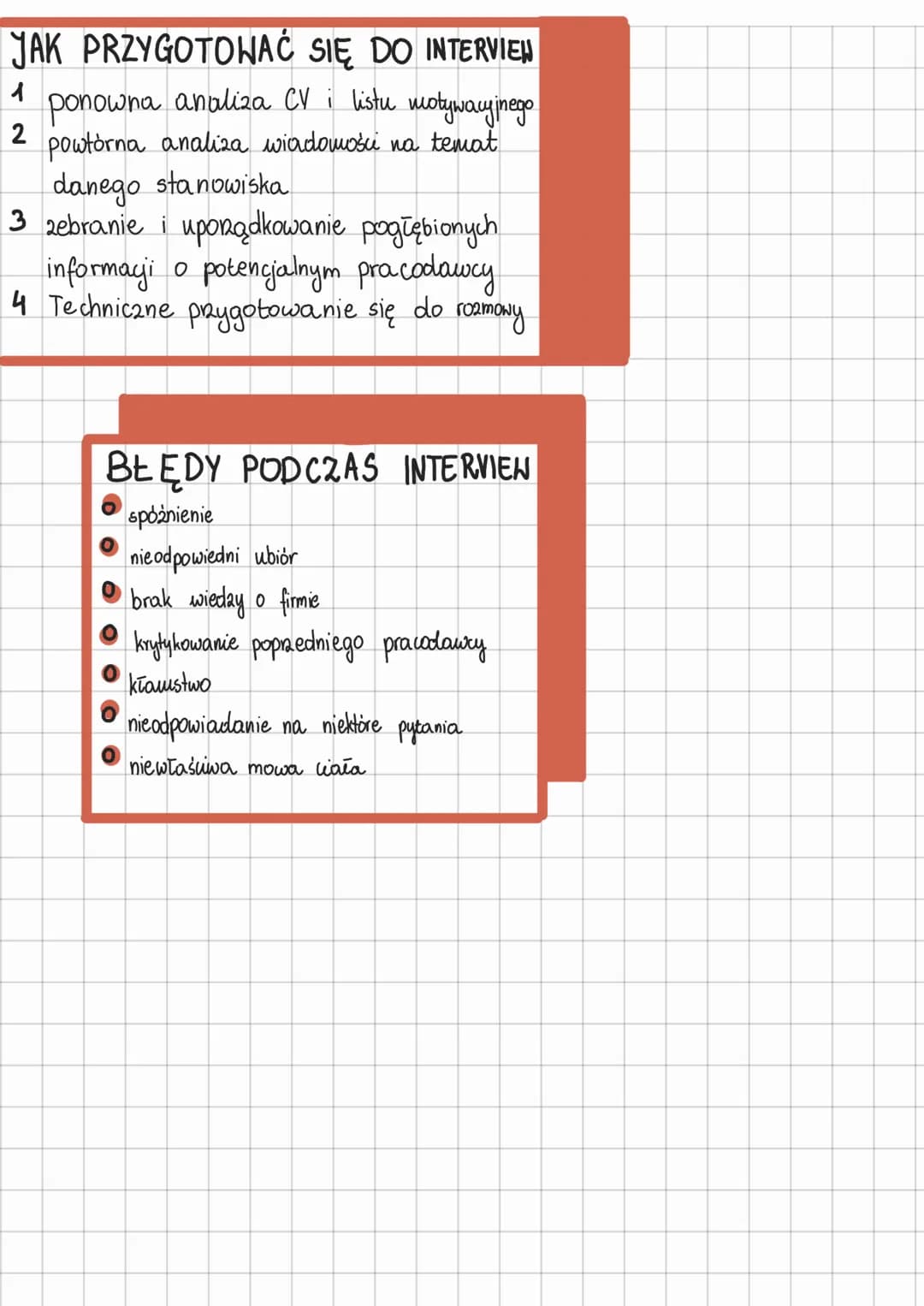 ROZMOWS KISLIFacyjne
ROZMOWA KWALIFIKACYJNA (INTERVIEW) - rozmowa przeprowa
dzona paez osobę rekrutującą 2 kandydatem do pracy. Jest to
jede