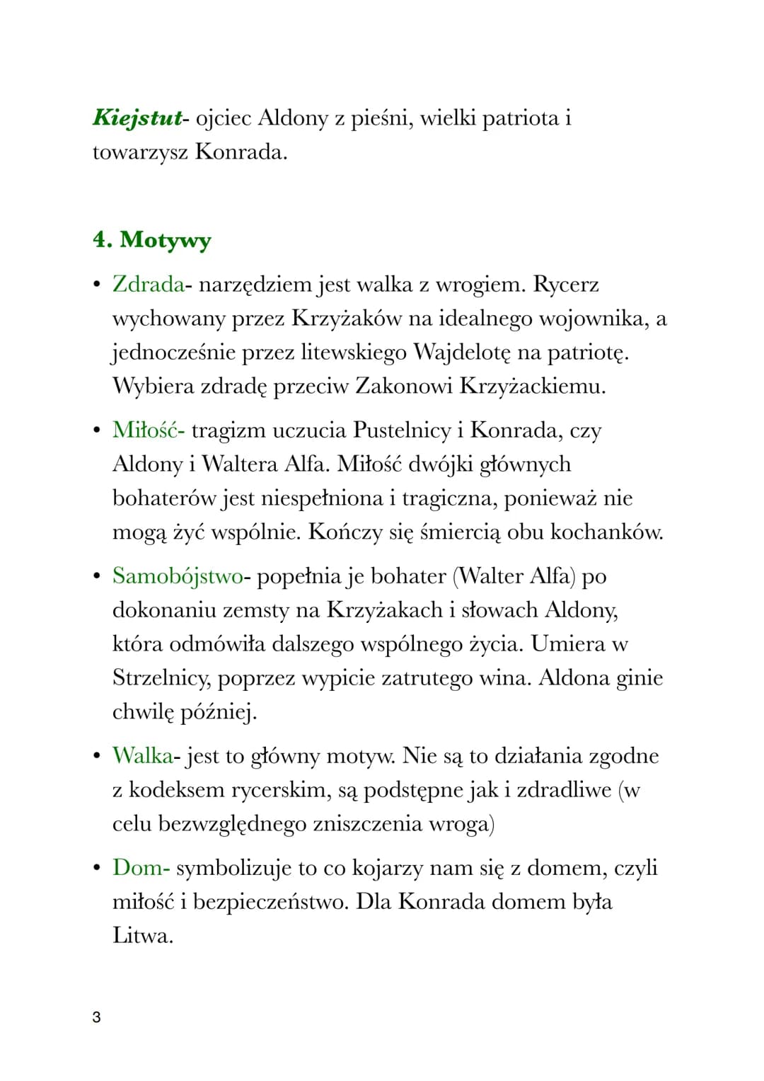 Konrad Wallenrod: Analiza Literacka, Motywy Zdrady i Walki