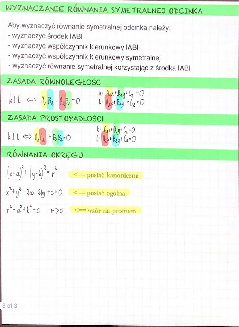 WZÓR NA WSPÓŁRZĘDNE WEKTORA
AB-[%-%Y-%
=
DŁUGOŚĆ ODCINKA
|AB| = √(<g-KA)*+ (Y» - )*'*
WSPÓŁRZĘDNE ŚRODKA ODCINKA
XA+XB YA+YB
SAB = (Katke, Y
