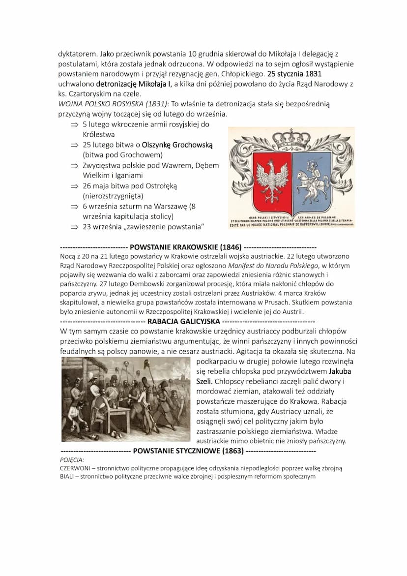 -EPOKA NAPOLEOŃSKA--
POJĘCIA:
DYREKTORIAT - pięcioosobowy rząd francuski ustanowiony w 1795 r., funkcjonował do
zamachu stanu dokonanego prz