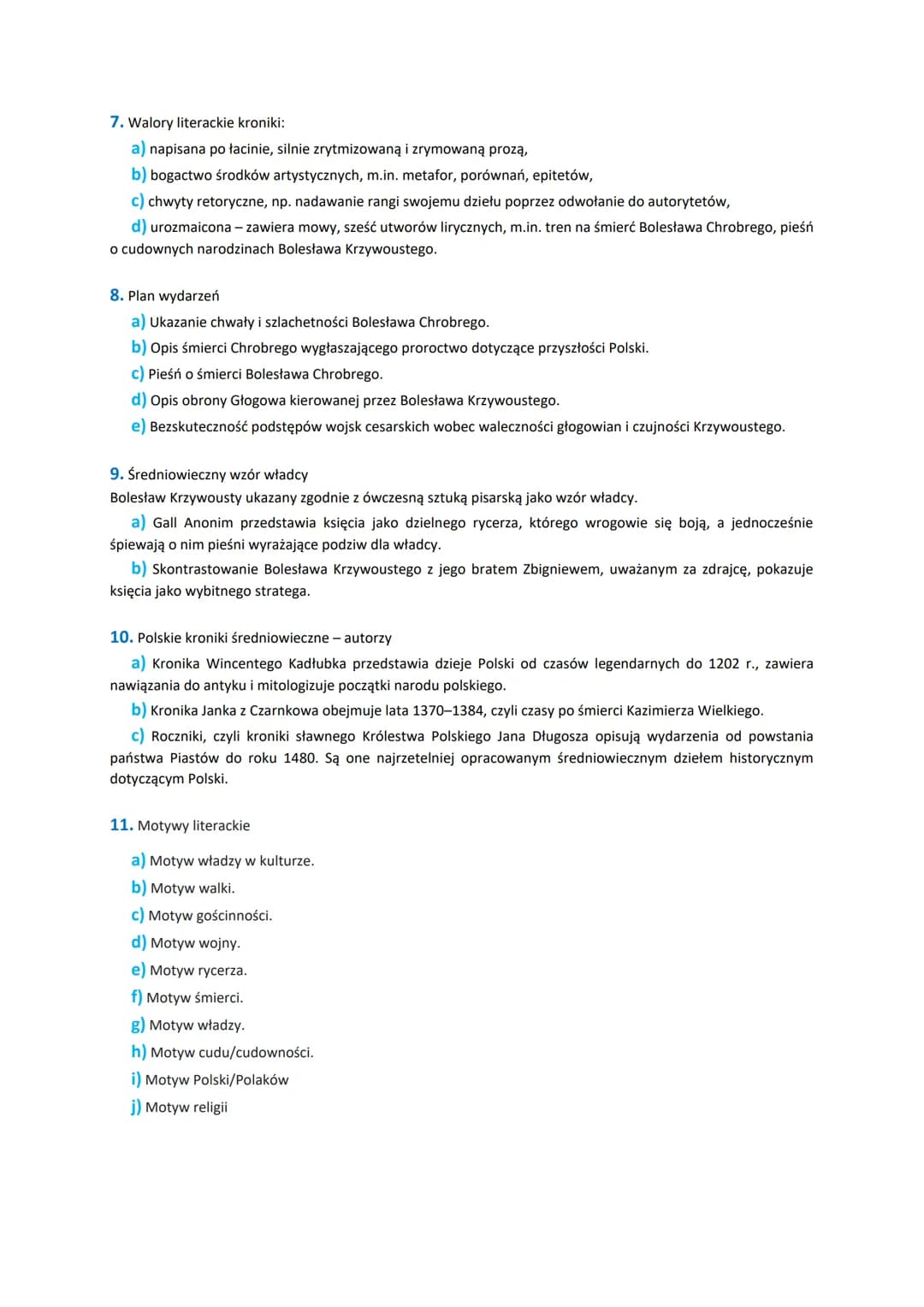 
<h2 id="wprowadzenie">Wprowadzenie</h2>
<ol>
<li><p><strong>Autor</strong><br />
Gall Anonim był prawdopodobnie uczonym benedyktyńskim zako