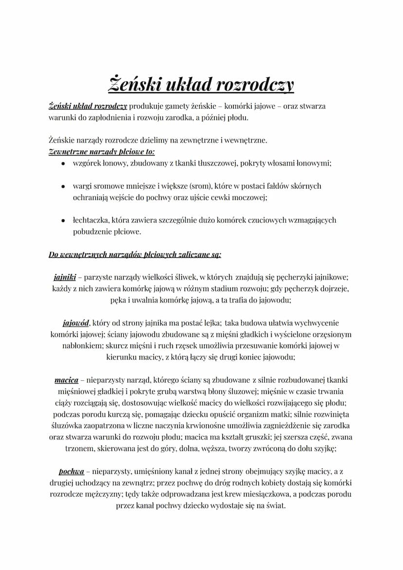 UKŁAD ROZRODCZY
W zapłodnieniu biorą udział 2 gamety – plemnik i komórka jajowa.
1.
witka
główka
plemnik
Cechy płciowe:
Rozmnażanie, czyli w
