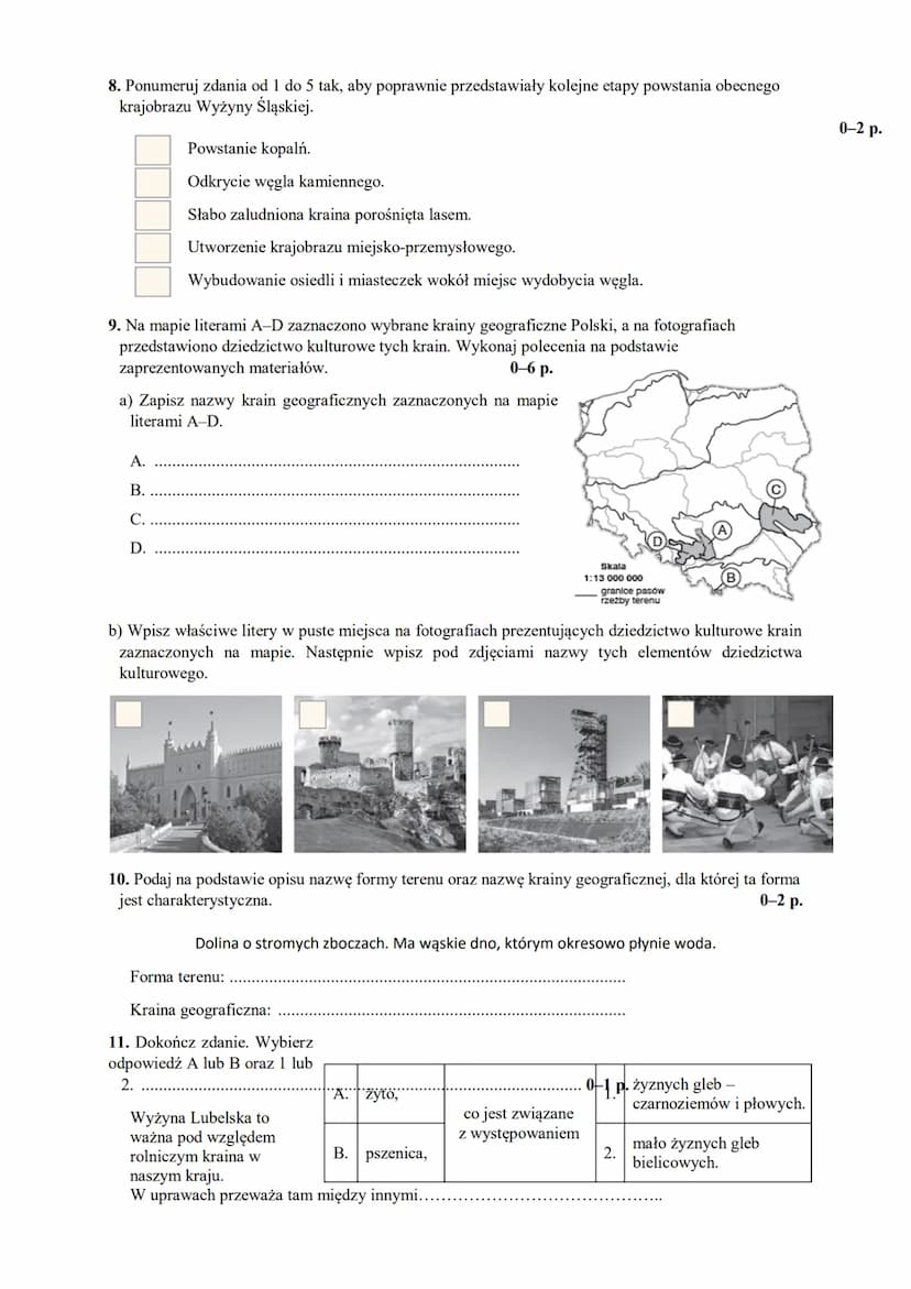Krajobrazy Polski- KLASA V- 23.03.2020
KOCHANE DZIECIAKI !!!
PRZESYŁAM WAM SPRAWDZIAN TAK JAK SIĘ UMAWIALIŚMY, Z KRAIN
GEOGRAFICZNYCH. FAJNI