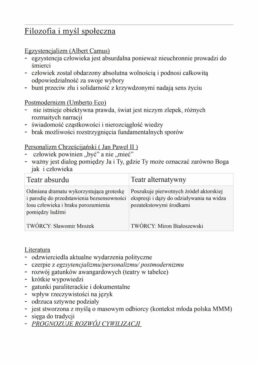 Współczesność
OD 1945 AŻ DO DZIŚ
Jedyna obowiązująca ,,twórczość" to socrealizm
Powielany schemat miał zastąpić osobistą ekspresję uczuć.
(u