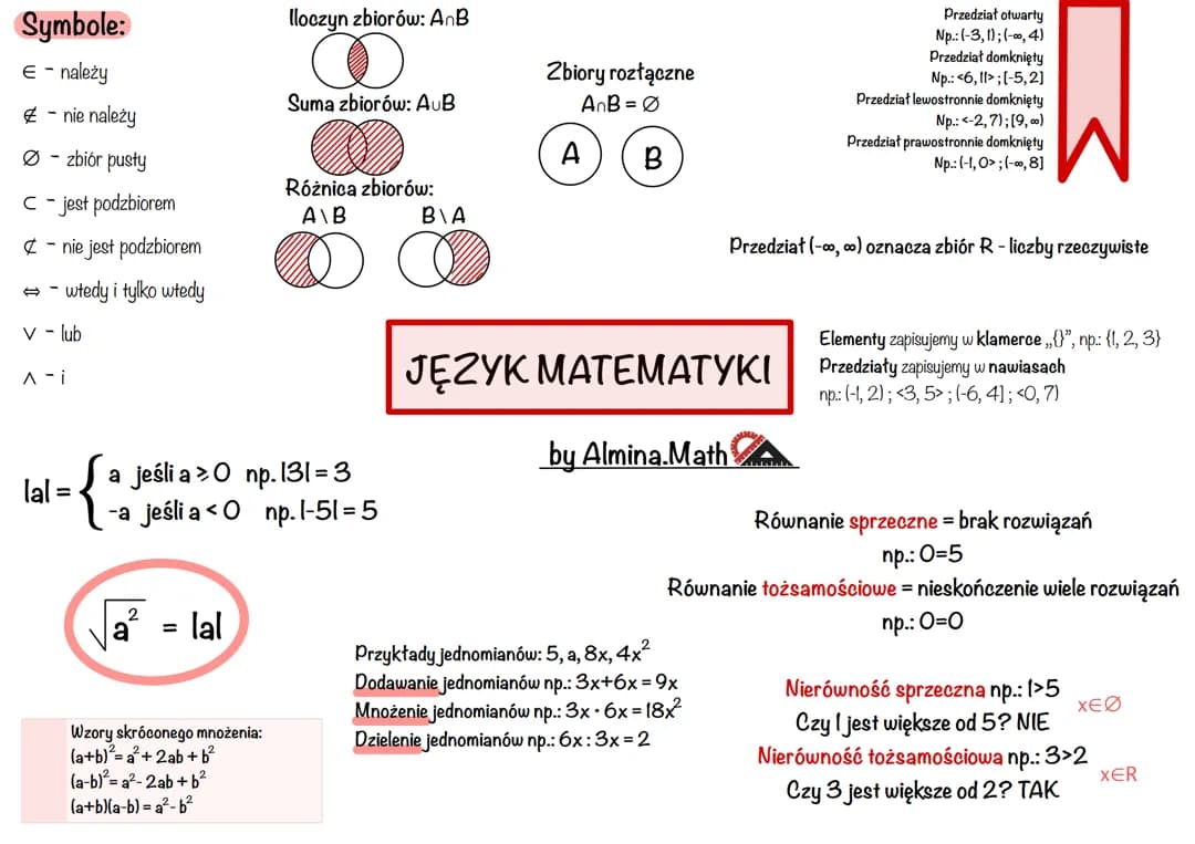 JĘZYK MATEMATYKI