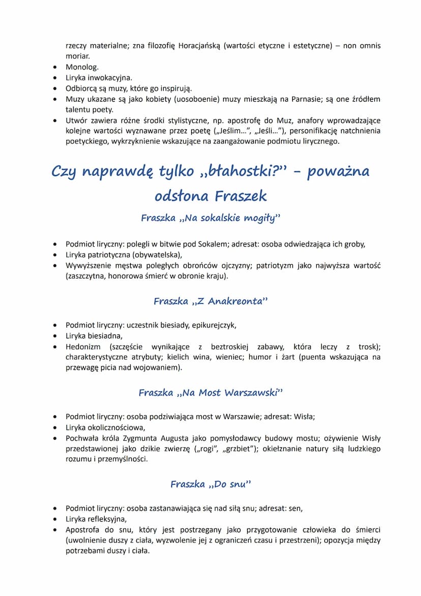
<h3 id="1faktyzbiografiijanakochanowskiegozawartewefraszcedogrilasw">1. FAKTY Z BIOGRAFII JANA KOCHANOWSKIEGO ZAWARTE WE FRASZCE ,,DO GÓR I