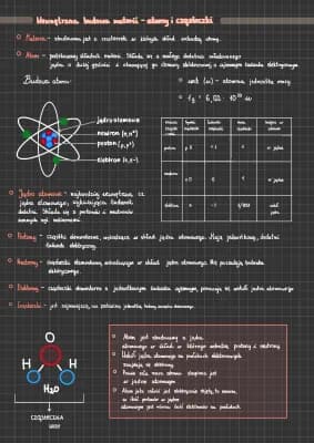Know Wewnętrzna budowa materiii (atomy i cząsteczki) - chemia   thumbnail