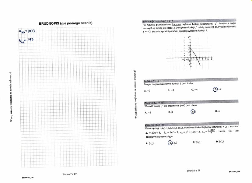 Więcej arkuszy znajdziesz na stronie: arkusze.pl
CENTRALNA
KOMISJA
EGZAMINACYJNA
KOD
WYPEŁNIA ZDAJĄCY
PESEL
DATA: 2 czerwca 2021 r.
GODZINA 