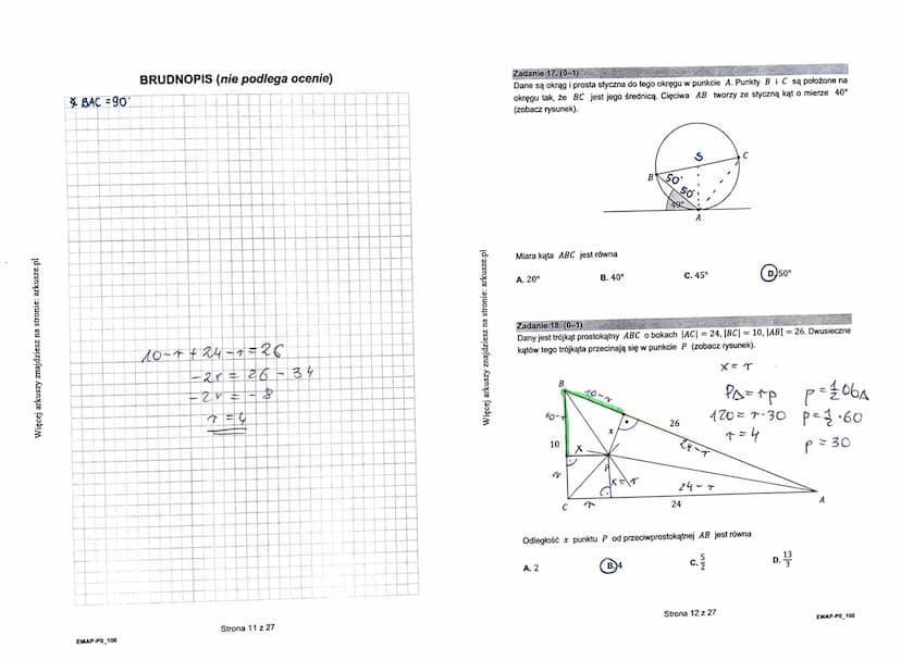 Więcej arkuszy znajdziesz na stronie: arkusze.pl
CENTRALNA
KOMISJA
EGZAMINACYJNA
KOD
WYPEŁNIA ZDAJĄCY
PESEL
DATA: 2 czerwca 2021 r.
GODZINA 