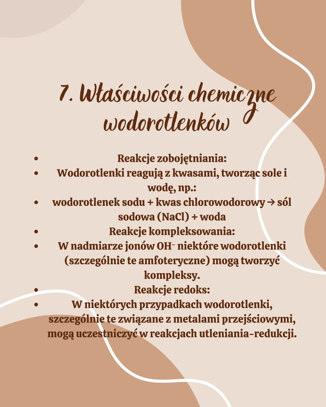 Wodorotlenki # 1. Budowa wodorotlenków

- Definicja: Wodorotlenki to związki chemiczne zawierające grupę wodorotlenową ($-\text{OH}$).

  - 
