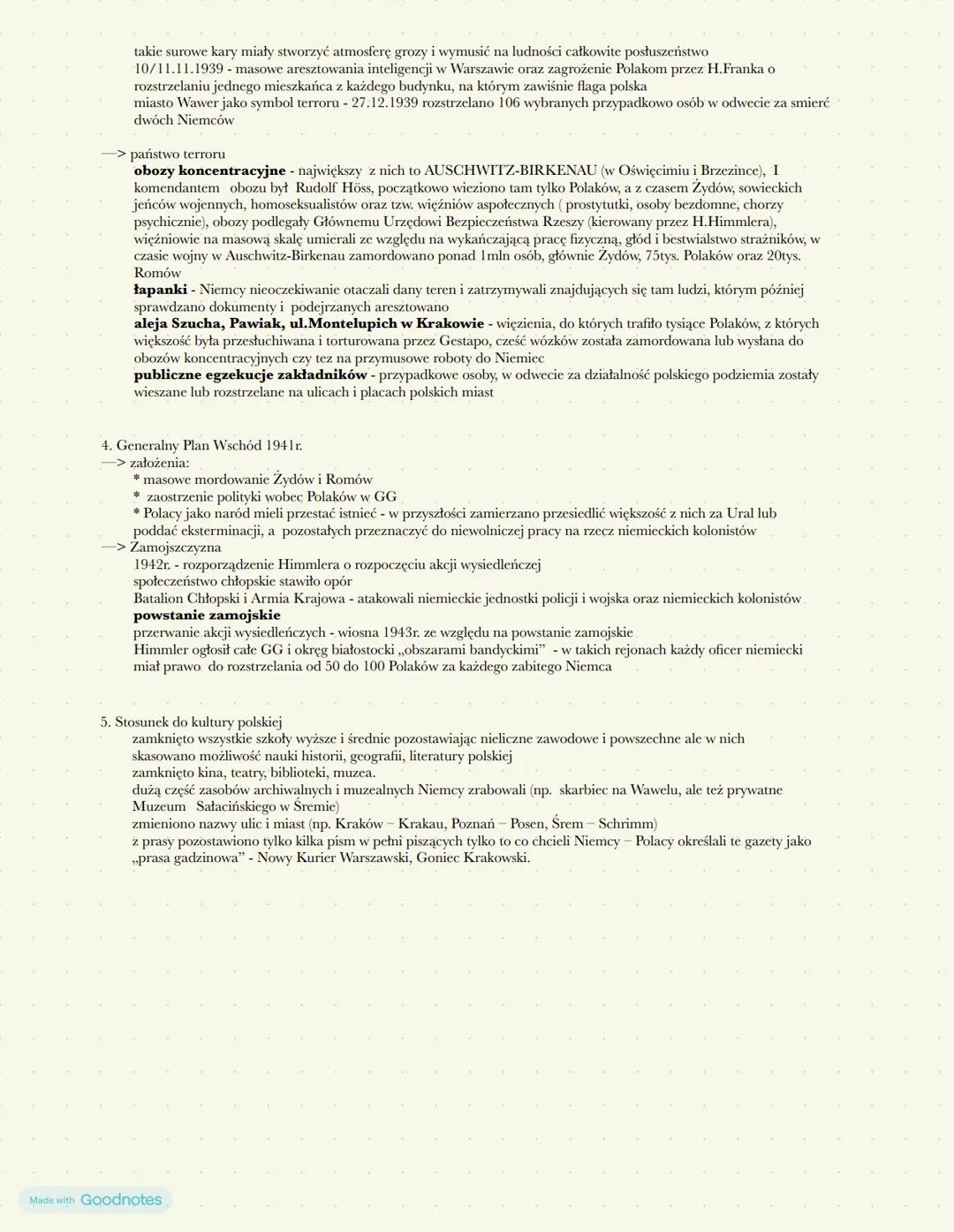 # OKUPACJA
# NIEMIECKA

1. Początek terroru

-> Einsatzgruppen - członkowie tej grupy, korzystając ze wcześniej przygotowanych list, areszto