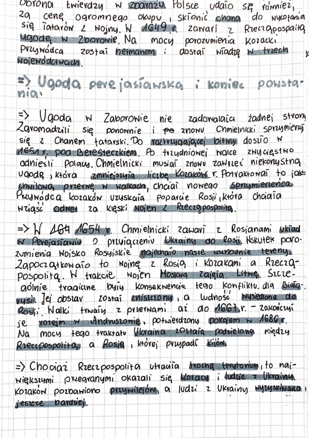 Powstanie
Chmielnickiego
tristoria
3) Koracy Zaporoscy:
=> Ziemie ukraińskie graniczące
2 (Turcia) byly bezludne
i niepodlegały niczyjej wła