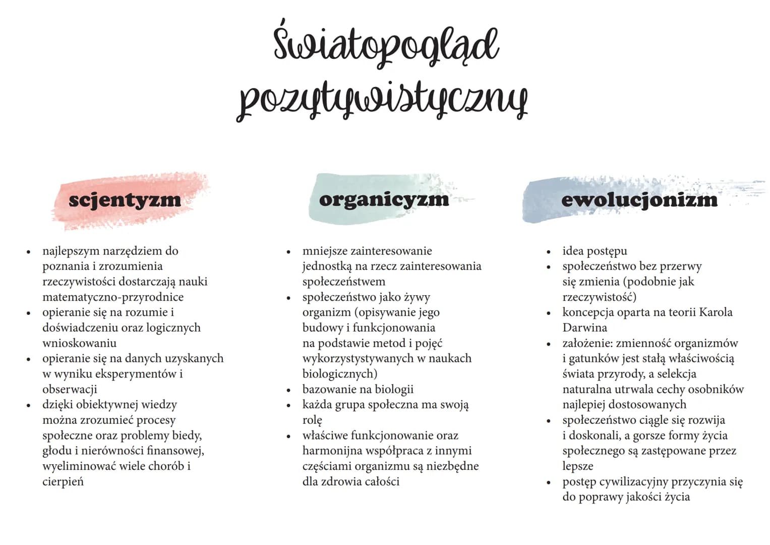 scjentyzm
najlepszym narzędziem do
poznania i zrozumienia
rzeczywistości dostarczają nauki
matematyczno-przyrodnice
opieranie się na rozumie