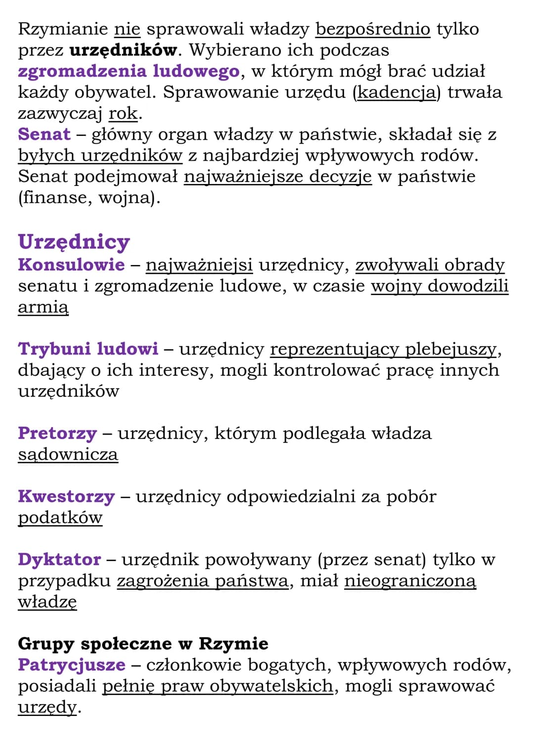 Starożytny Rzym
kl 5, NE, cały rozdział III
Ustrój starożytnego
Rzymu
753 r. p.n.e. - założenie Rzymu (według legend)
509 r. p.n.e. - ustano