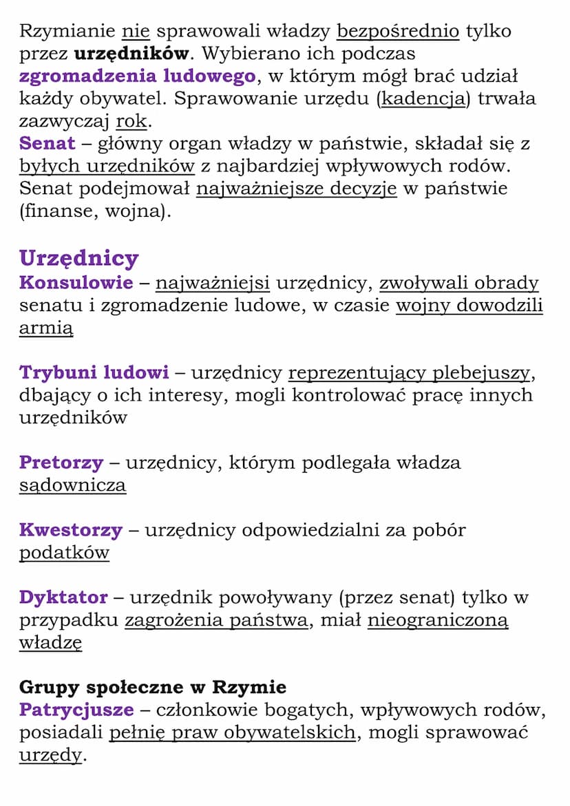 Starożytny Rzym
kl 5, NE, cały rozdział III
Ustrój starożytnego
Rzymu
753 r. p.n.e. - założenie Rzymu (według legend)
509 r. p.n.e. - ustano
