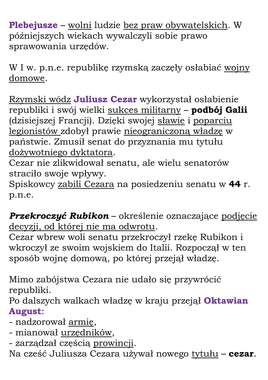 Starożytny Rzym
kl 5, NE, cały rozdział III
Ustrój starożytnego
Rzymu
753 r. p.n.e. - założenie Rzymu (według legend)
509 r. p.n.e. - ustano