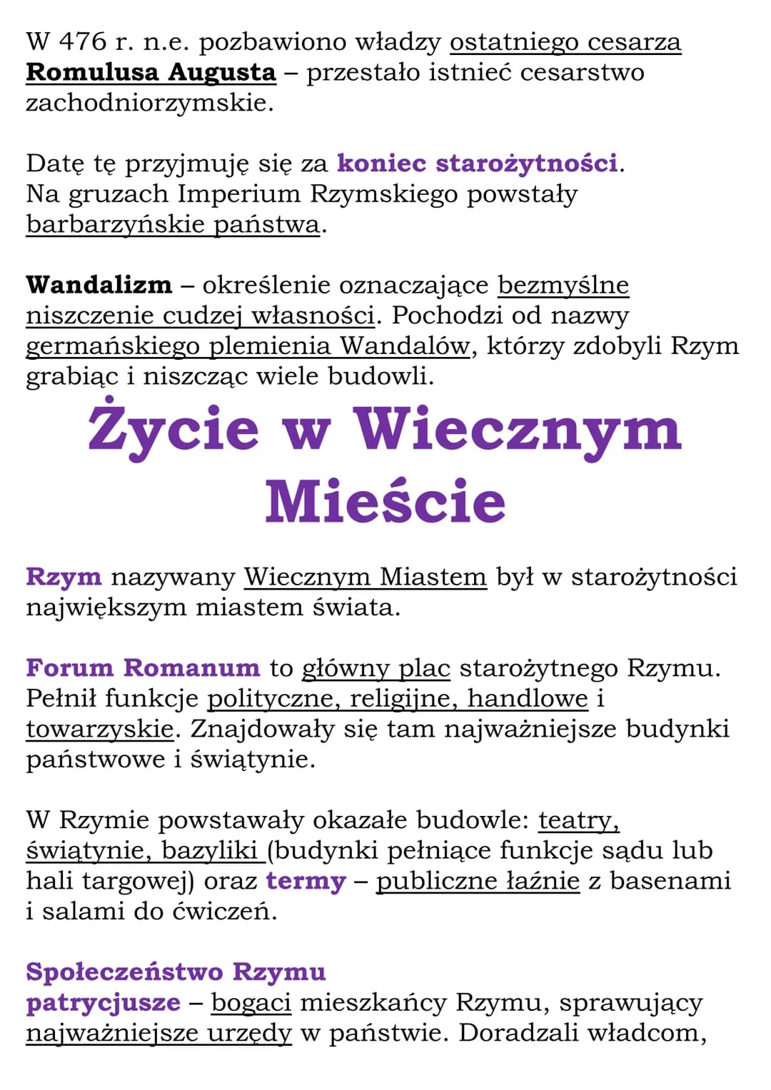 Starożytny Rzym
kl 5, NE, cały rozdział III
Ustrój starożytnego
Rzymu
753 r. p.n.e. - założenie Rzymu (według legend)
509 r. p.n.e. - ustano