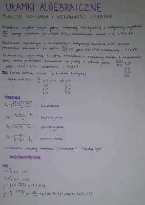 Know Ułamki algebraiczne thumbnail
